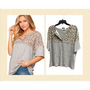 Closeout Haptics by Holly  Harper Gray Animal Print Small